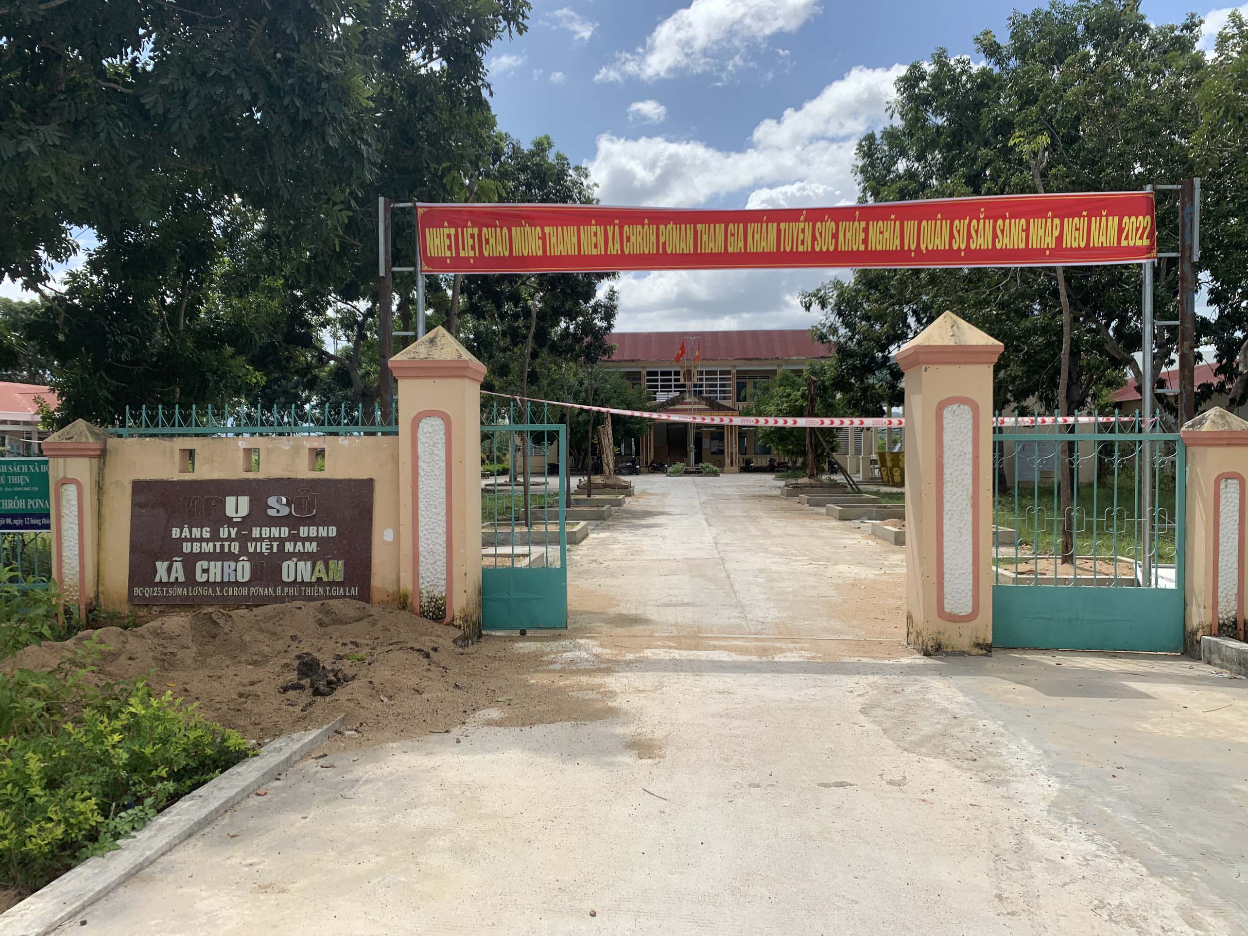 Phú Thiện: Phong tỏa tạm thời UBND xã Chrôh Pơnan từ 10 giờ ngày 2-11